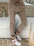 Casual Solid Pockets Pants