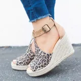 Adjustable Buckle Artificial Nubuck Shoes