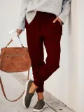 Casual Solid Pants
