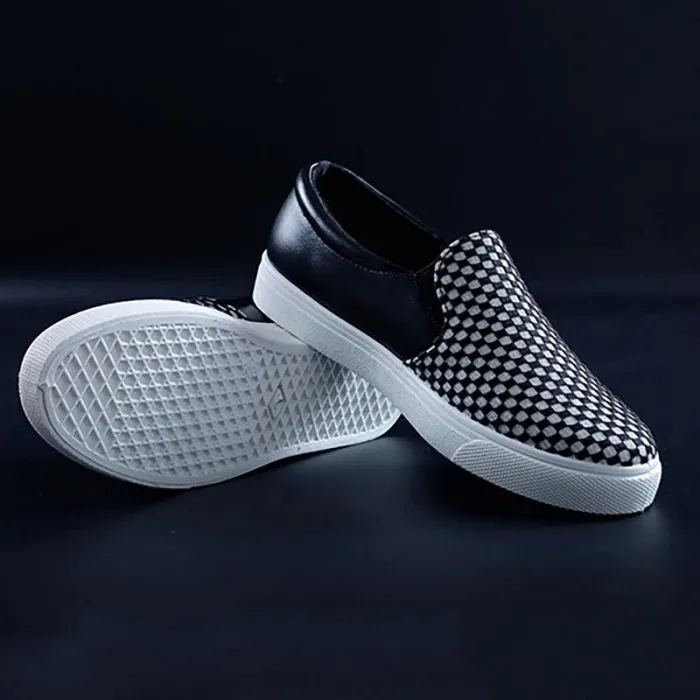 Women PU Loafers Casual Comfort Slip On Shoes