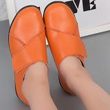 Women PU Loafers Casual Comfort Magic Tape Shoes