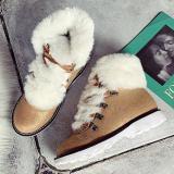Women Fashion Fur Warm Boots Casual Shoes