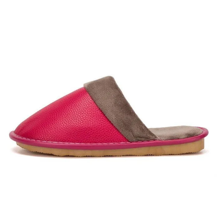Women Snow Fur Warm Home Slippers Loafers Casual Shoes