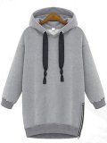 Womens Long Sleeve Paneled Hoodies