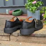 Mary Jane Spring/Fall PU Daily Adjustable Buckle Retro Flats