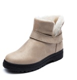 Women Fashion Suede Ankle Cotton Booties Snow Boots Suede