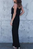 Sexy Spaghetti Strap Wide Leg Jumpsuit