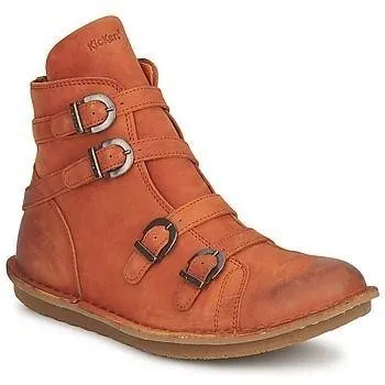 Buckle Comfortable Round Toe Boots