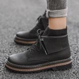 Women Street Style Martin Boots Casual Lace Up Boots