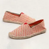 Women Canvas Loafers Casual Slip On Plus Size Flat Shoes