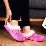 Women Closed Toe Warm Plus Size Slippers Casual Shoes