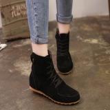 Round Toe Women Ankle Lace-Up Boots