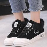 Daily Artificial Nubuck Flat Heel Flats Women Casual Fur Sneakers Athletic Shoes