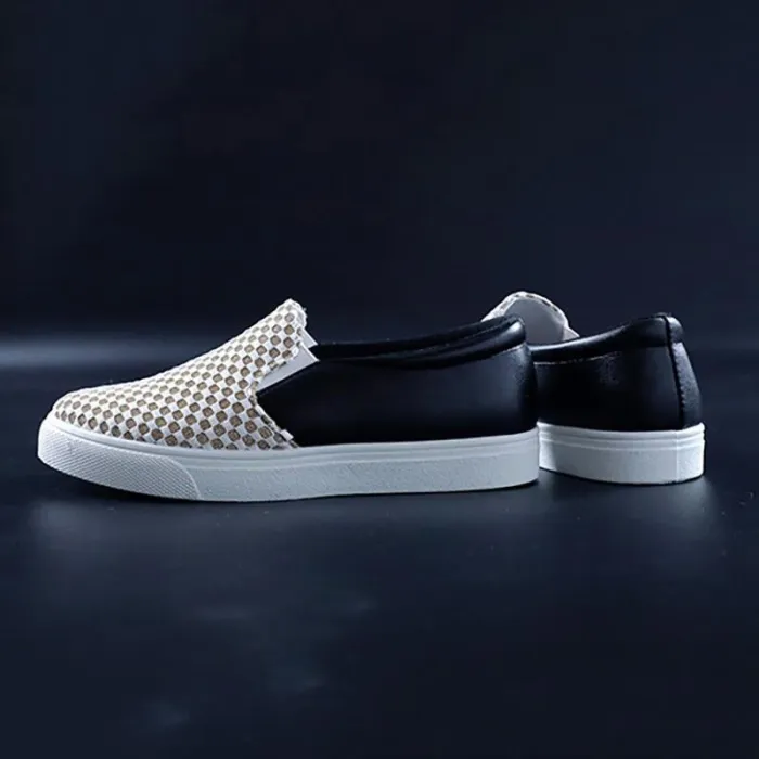 Women PU Loafers Casual Comfort Slip On Shoes