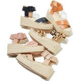 Womens Pu Casual Summer Wedge Heel Sandals