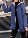 Warm Lined Zipper Pockets Hoodie Coats