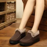 Suede Ankle Soft Warm Footwear Short Boots For Women