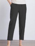 Plain Casual Pants