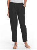 Casual Pleated Solid Pants