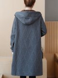Thickened Plus Size  Appliqued Coats