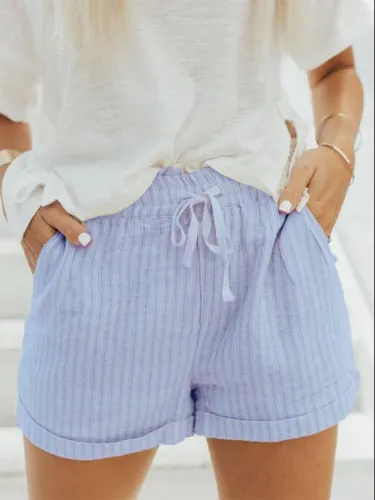 Striped Casual Shorts