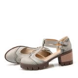 Adjustable Buckle Chunky Heel Casual Women Sandals