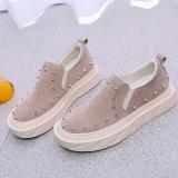Women Artificial Suede Loafers Casual Comfort Flat Shoes