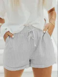 Striped Casual Shorts