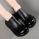 Women Platform Loafers Casual Slip On High Quality Shoes