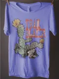Round Neck Printed Short Sleeve Shirts & Tops