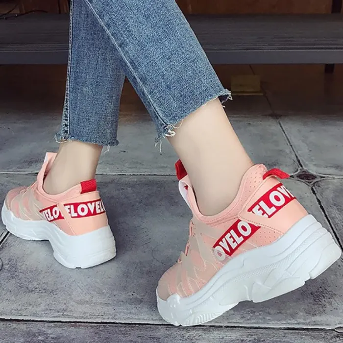 Women Breathable Sneakers Casual Comfort Slip On Shoes