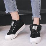 Daily Artificial Nubuck Flat Heel Flats Women Casual Fur Sneakers Athletic Shoes