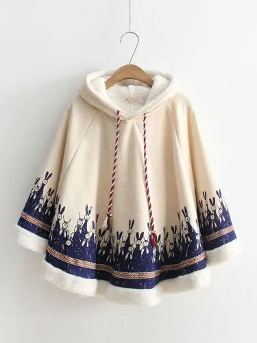 Long Sleeve Casual Cloak Outerwear