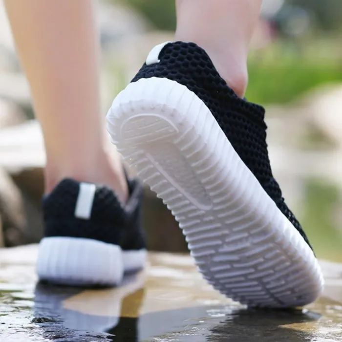 Women Mesh Fabric Sneakers Casual Breathable Durable Outdoor Shoes