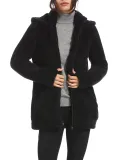 Women's Casual Hoodie Pockets Zipper Winter Coat