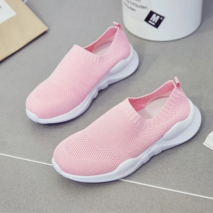 Women Athletic Sneakers Casual Slip On Breathable Shoes