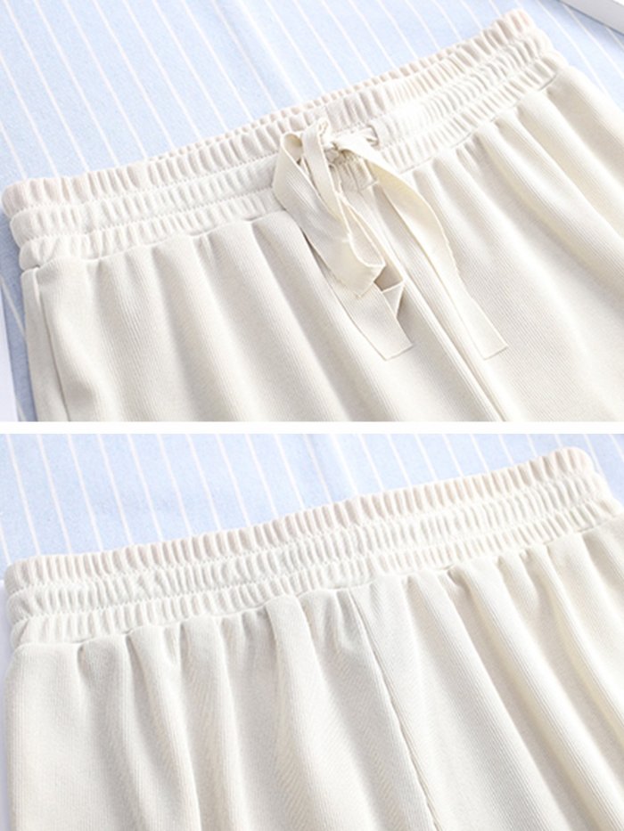 Plus Size Women Plain Casual Pants