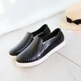 Comfy PVC Rain Shoes Slip-On Loafers