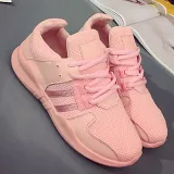 Women Mesh Fabric Sneakers Casual Lace Up Shoes