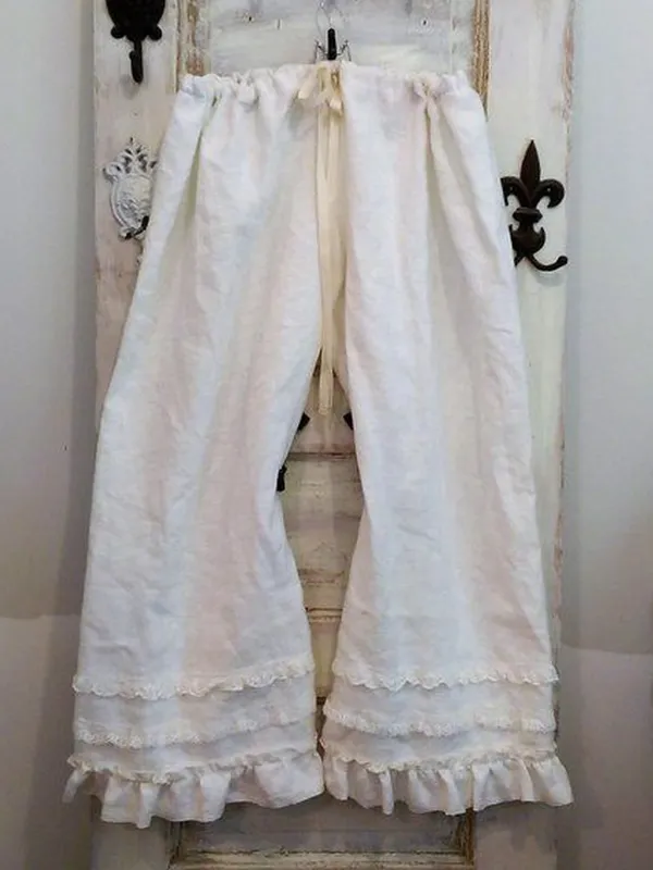 Linen Folds Pants