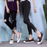 Women Casual Mesh Fabric Lace-Up Loafers Flats