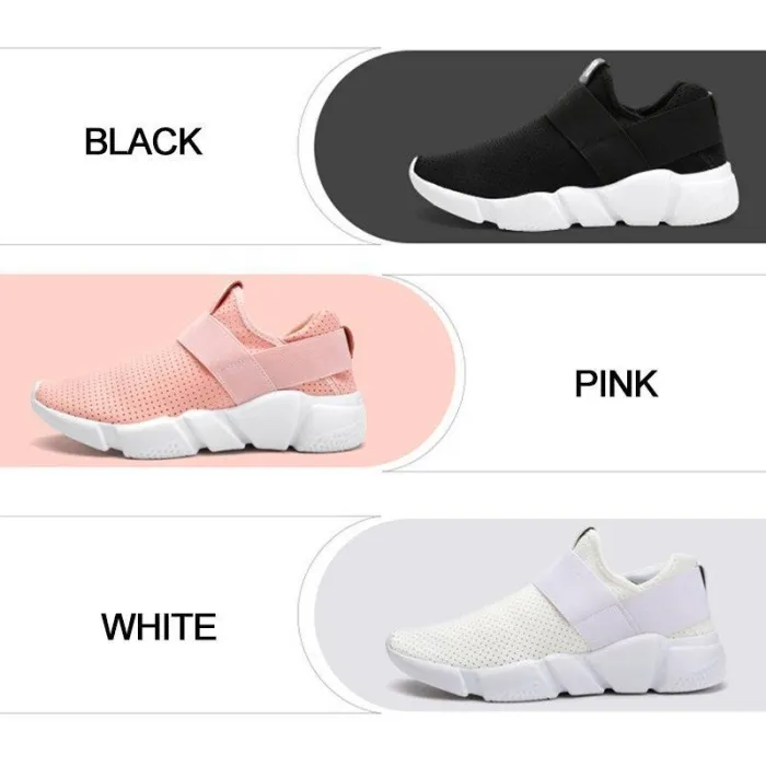 Women Mesh Fabric Sneakers Casual Comfort Breathable Shoes