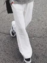 Casual Solid Pants