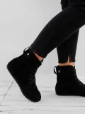 Round Toe Women Ankle Lace-Up Boots