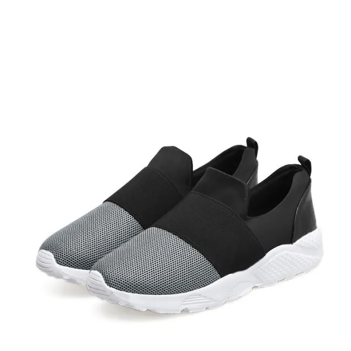 Comfortable Fabric Women Slip-On Sneakers