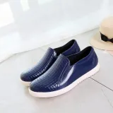 Comfy PVC Rain Shoes Slip-On Loafers