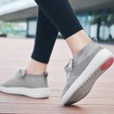 Women Fly Woven Fabric Sneakers Casual Comfort Slip On Shoes