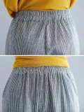 Women Plaid Casual Pants