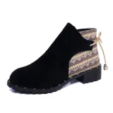Women Spring/Fall Casual Lace-up Boots