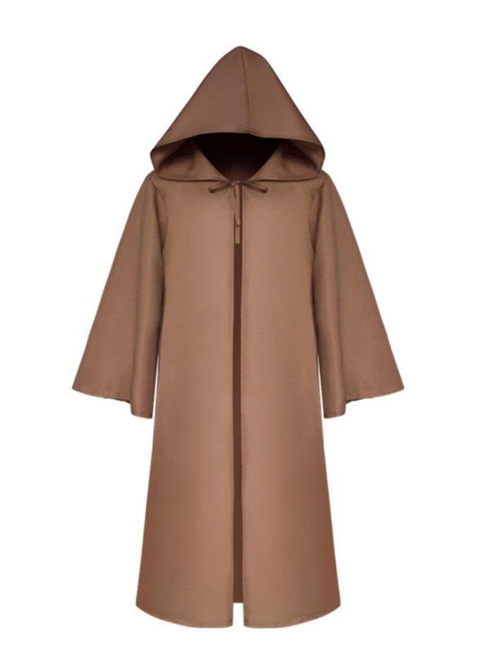 Halloween Solid 3/4 Sleeve Casual Plus Size Coats